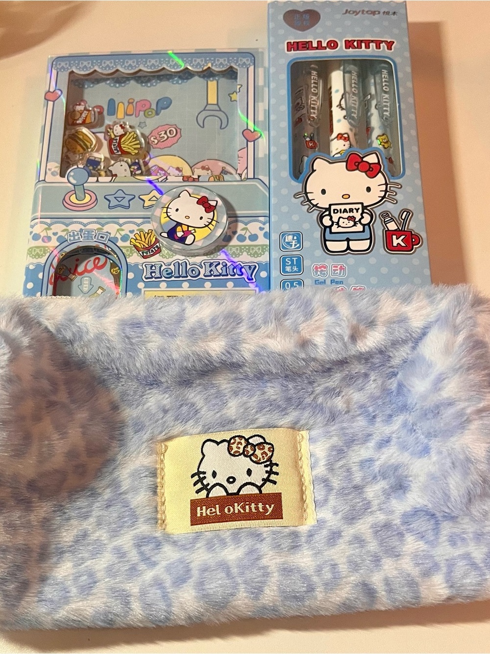 Hello Kitty Pastel Blue Stationery Set